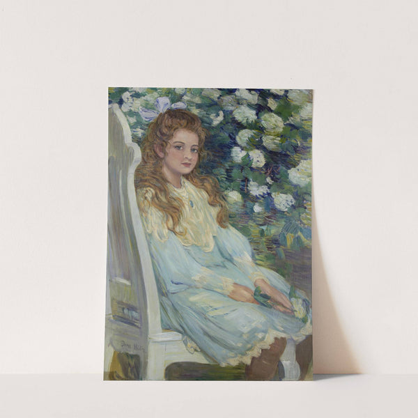 Portrait Of A Girl by Dora Hitz