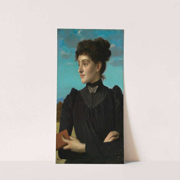 Portrait of a girl by Albert Lang