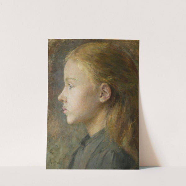 Portrait of a girl (1891) by Stanisław Wyspiański