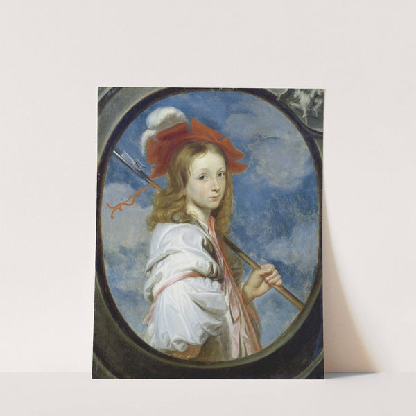 Portrait of a Girl Dressed as a Shepherdess (1665) by German School