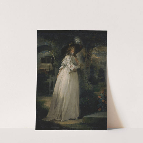 Portrait of a Girl in a Garden by George Morland
