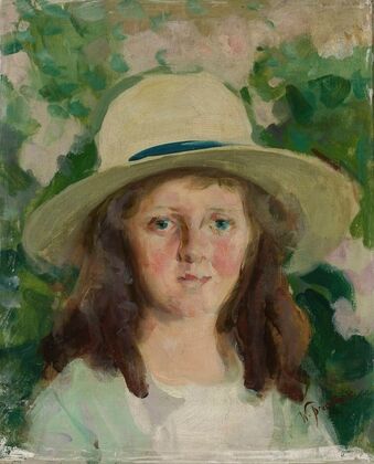 Portrait of a girl in a hat