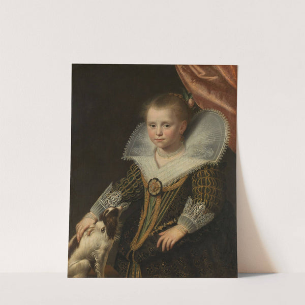 Portrait of a Girl, known as ‘The Little Princess’ by Paulus Moreelse