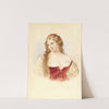 Portrait of a girl with long and blond hair (1873) by Josef Kriehuber