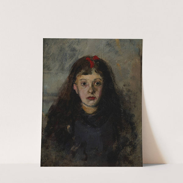 Portrait of a Girl - Zofia Sokołowska by Olga Boznanska