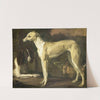 Portrait of a Greyhound and Spaniel (1665 - 1680) by Jan Weenix