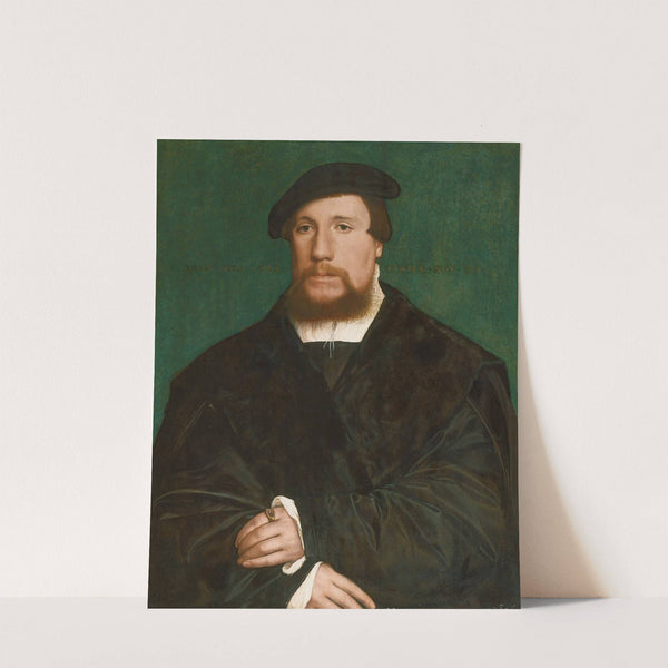 Portrait of a Hanseatic Merchant by Hans Holbein The Younger