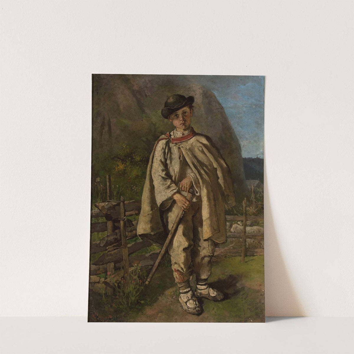 Portrait of a Highlander boy by Antoni Gramatyka