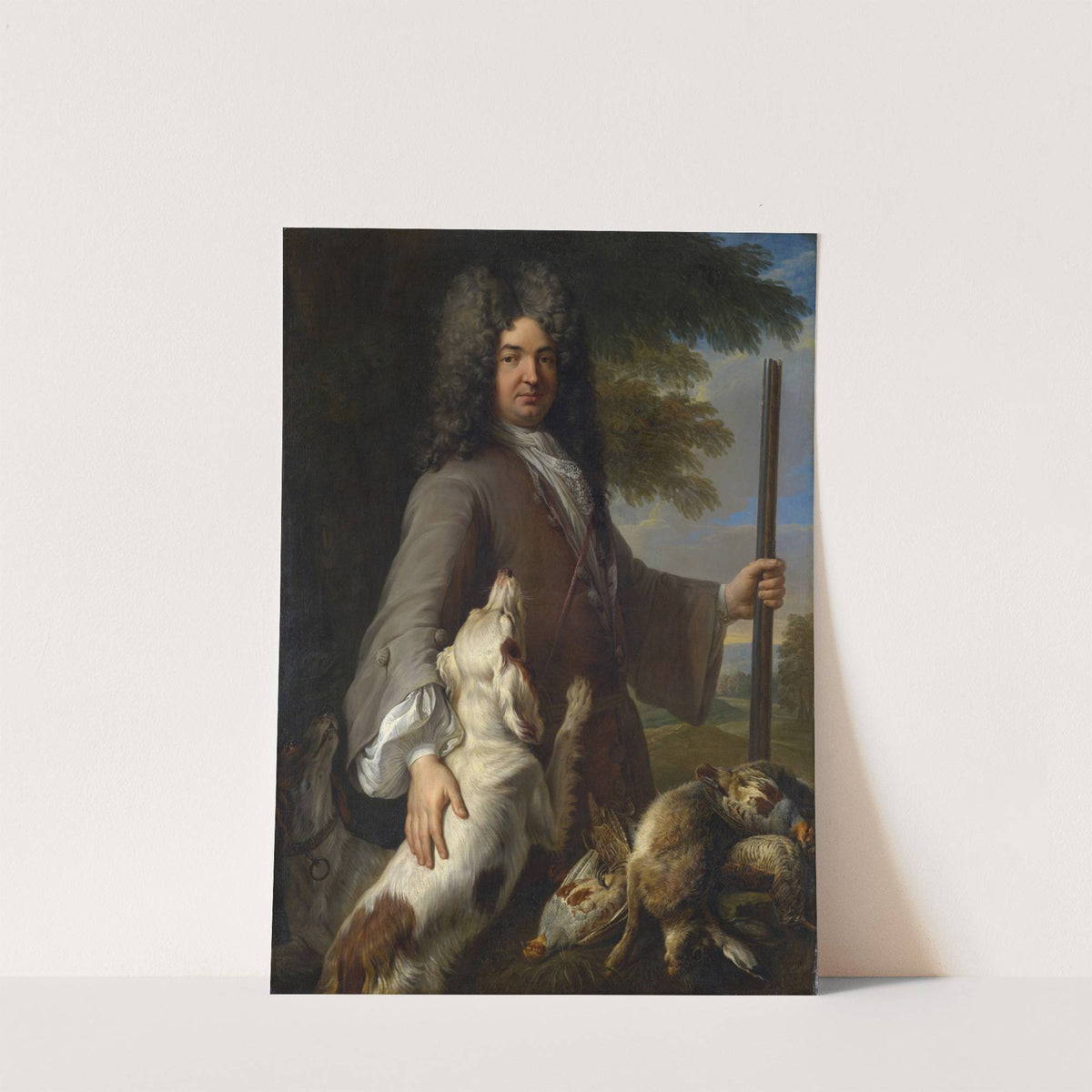 Portrait Of A Hunter (1704) by Alexandre François Desportes