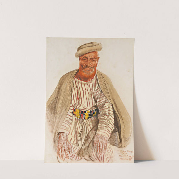 Portrait of A Hunza Tribesman (1931) by Alexandre Jacovleff