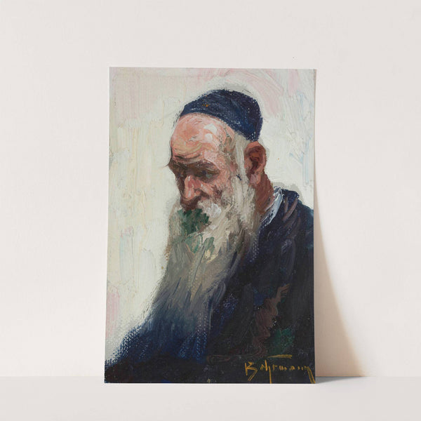 Portrait Of A Jew by Adolf Behrman