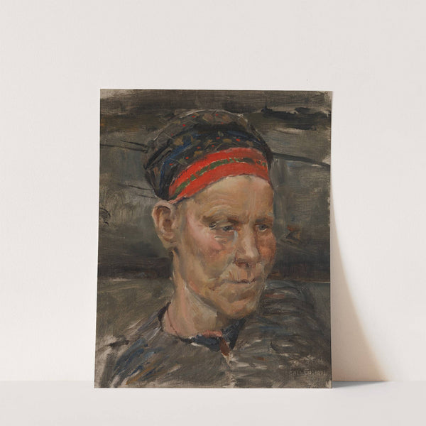 Portrait Of A Karelian Woman (1891) by Akseli Gallen-Kallela