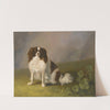 Portrait Of A King Charles Spaniel In A Landscape by Jakob Philipp Hackert