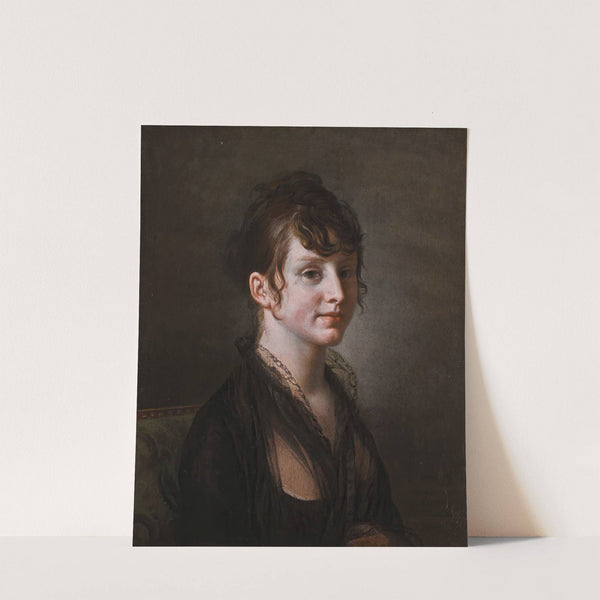 Portrait of a lady by Jean Pierre Saint-Ours