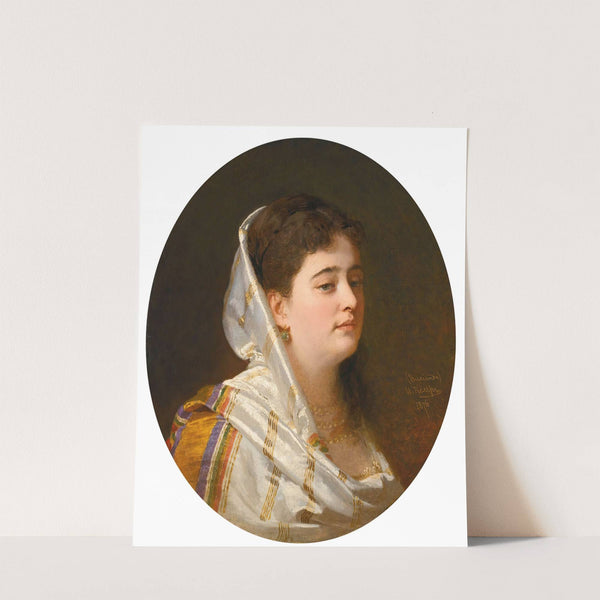 Portrait Of A Lady (1876) by Johann Köler