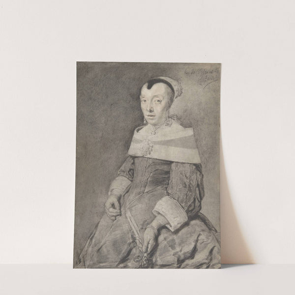 Portrait of a Lady by Cornelis Visscher