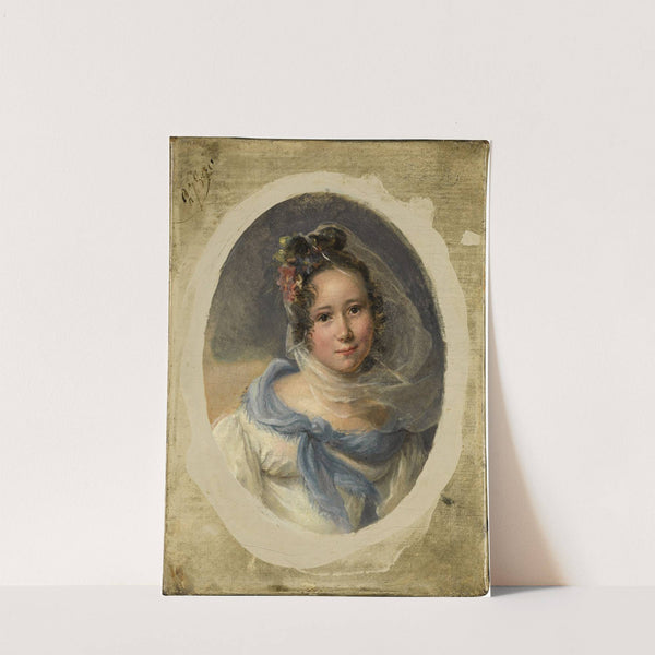 Portrait of a lady by Jean-Baptiste Isabey