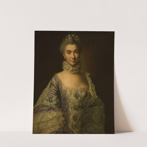 Portrait of a lady (1751) by Anna Rosina de Gasc