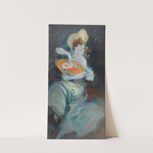 Portrait of a Lady by Jules Chéret