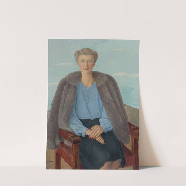 Portrait of a Lady by Ángel Zárraga