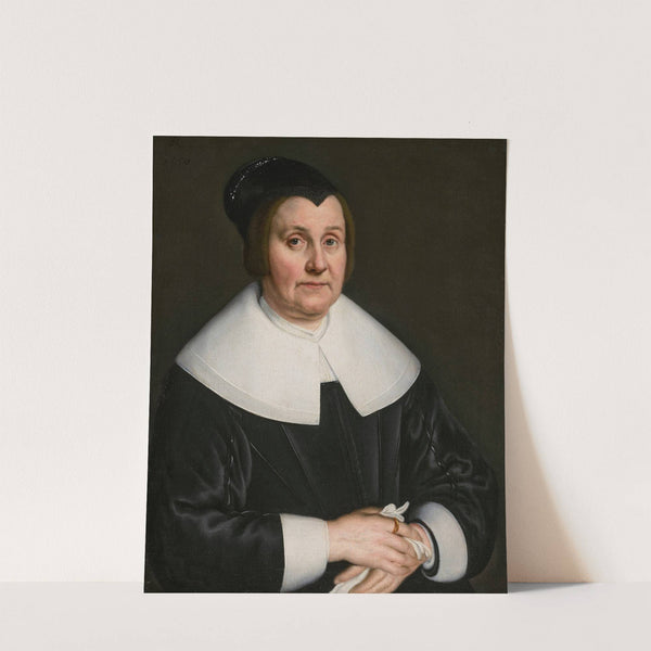 Portrait of a lady (1650) by Adam Camerarius