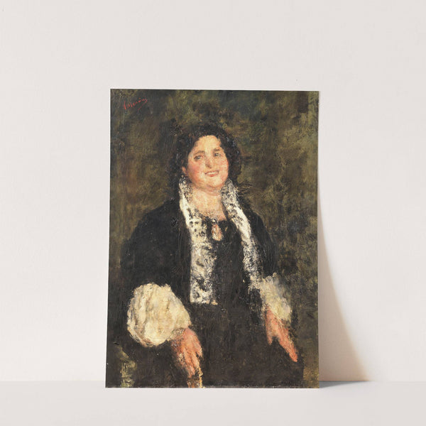 Portrait of a lady by Antonio Mancini