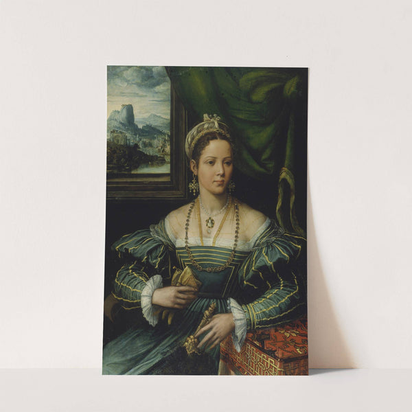 Portrait of a Lady by Girolamo Da Carpi