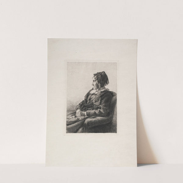 Portrait of a lady by Carl Bloch