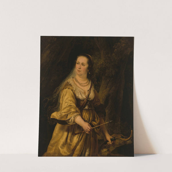 Portrait of a lady (1647) by Ferdinand Bol