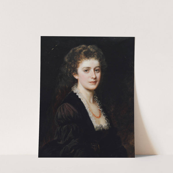 Portrait of a lady (1875) by Eduard Ritter von Engerth