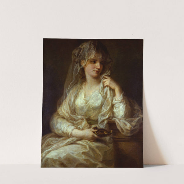 Portrait Of A Lady As A Vestal Virgin by Angelica Kauffmann