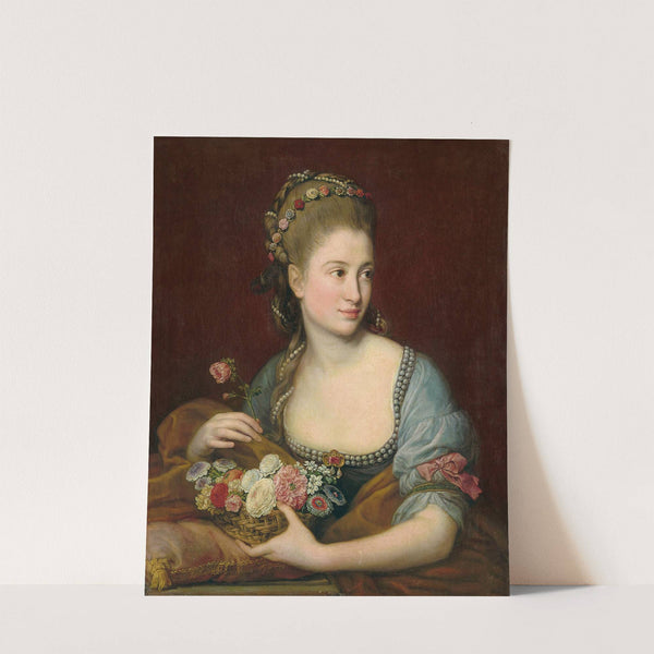 Portrait of a lady as Flora by Pompeo Batoni