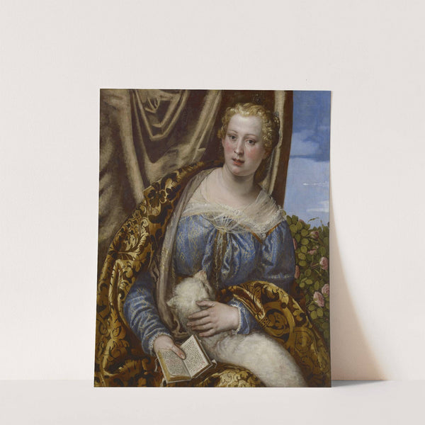 Portrait Of A Lady As Saint Agnes by Paolo Veronese