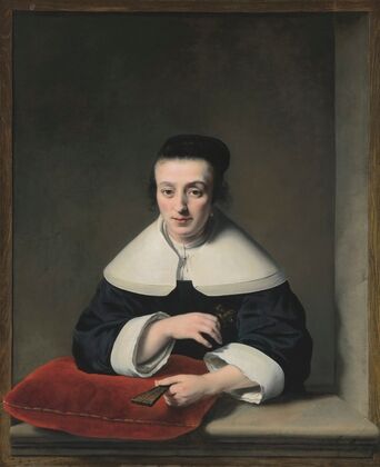 Portrait of a lady at a casement (1652)