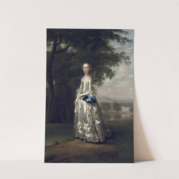 Portrait of a Lady in a Landscape (1750) by Arthur Devis