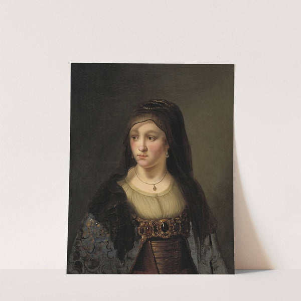 Portrait of a Lady in a Veil by Thomas Mathisen