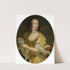 Portrait Of A Lady In Allegorical Guise, Holding A Dish Of Pearls by Pierre Mignard
