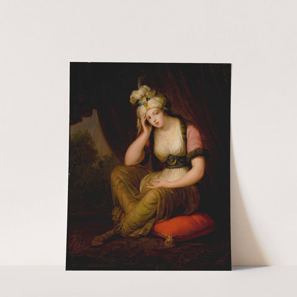 Portrait of a Lady In Oriental Costume (Late 18th Century) by English School