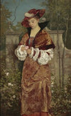 Portrait of a lady in the garden