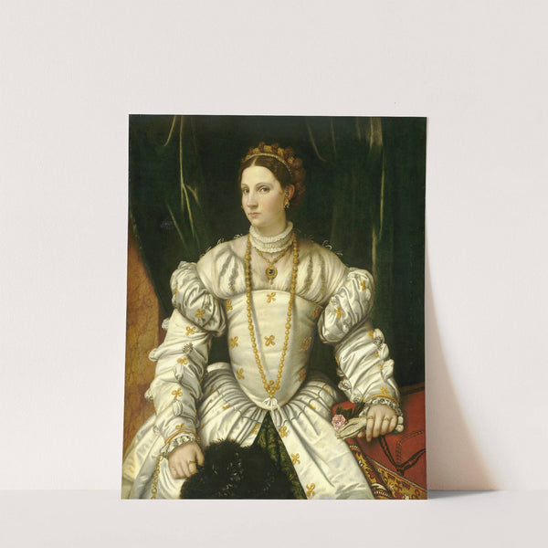 Portrait of a Lady in White by Moretto Da Brescia