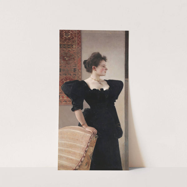 Portrait of a lady (Marie Breunig) by Gustav Klimt