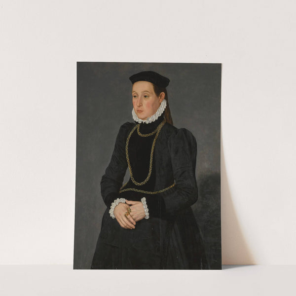 Portrait of a lady, possibly Margaretha Mertha, wife of Hendrik Pilgram by Nicolas Neufchâtel