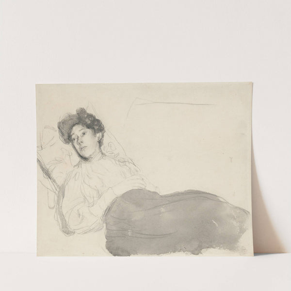 Portrait of a Lady Reclining by Gwen John
