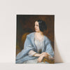 Portrait Of A Lady Said To Be The Actress Vera Samoilova by Henri-Eugène Pluchart