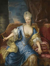 Portrait Of A Lady, Seated On A Canapé