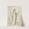 Portrait of a Lady Standing near a Lake (1802) by Richard Cosway