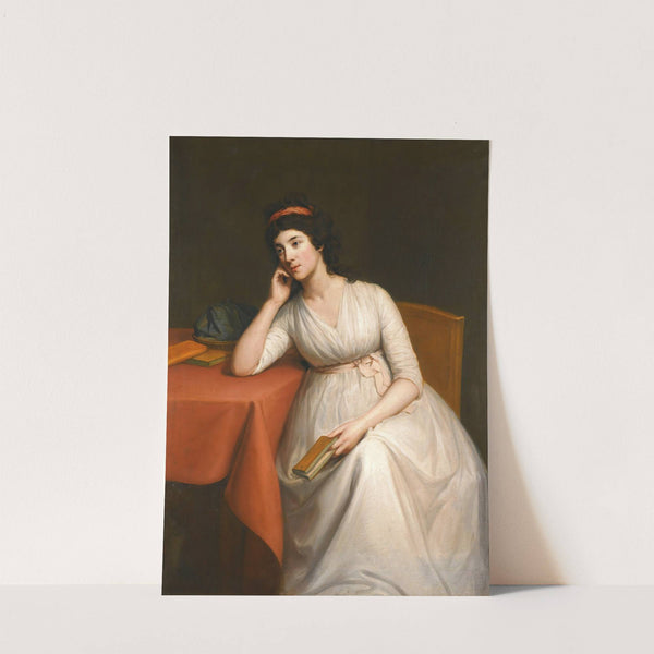 Portrait Of A Lady, Thought To Be Lady Charlotte Mcdonnell, Countess Of Antrim (1779-1835) by Hugh Douglas Hamilton