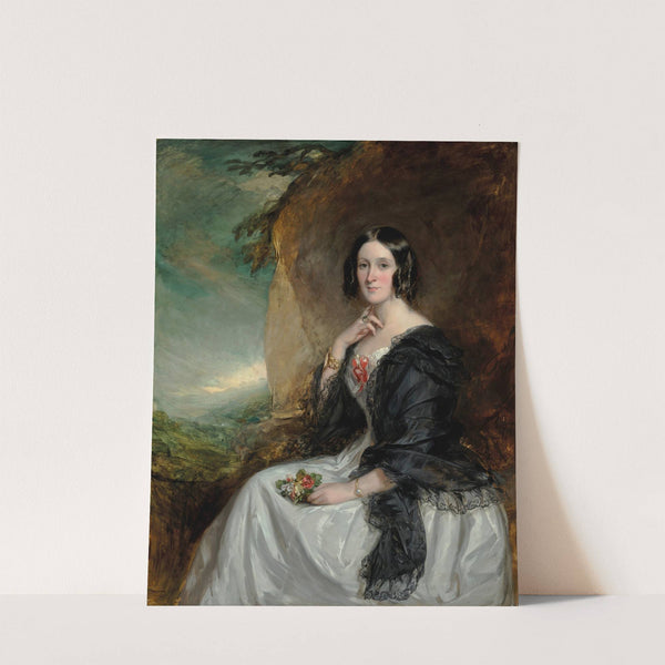 Portrait of a lady, traditionally identified as Lady Peel by Sir Francis Grant