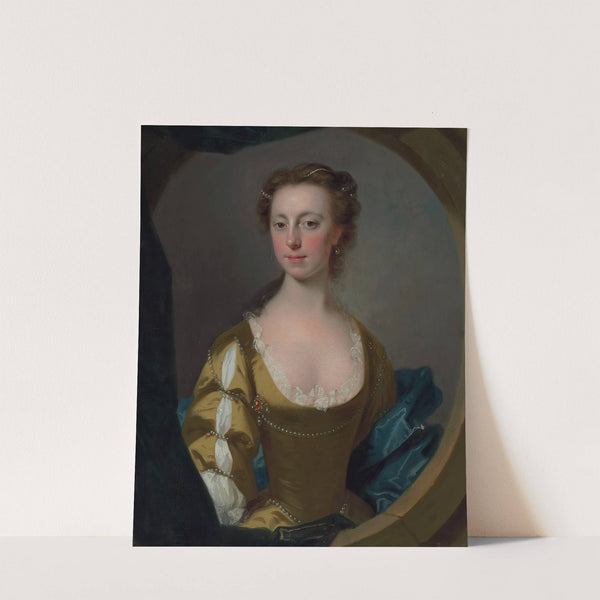 Portrait Of A Lady, Traditionally Identified As Mrs. Kitty Clive by Allan Ramsay
