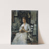 Portrait of a Lady with a Dog (Anna Baker Weir) by Julian Alden Weir